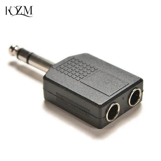 6.35mm 1/4" Y Splitter Male to Dual Female Stereo Audio Adapter Audio Jack Adapter Oasis Select Default Title