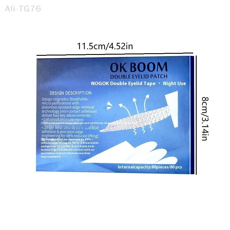 Sleep Memory Double Eyelid Stickers – 40/80 Pcs Invisible Tape