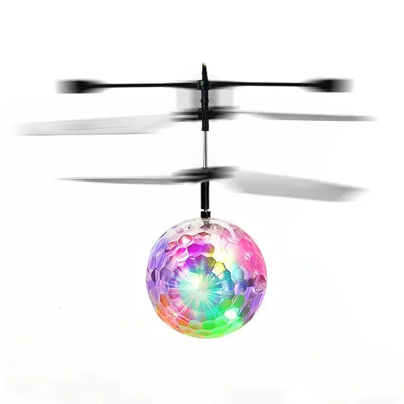 Children's Toy Induction Colorful Crystal Ball Gyroscope Intelligent Induction Floating Ball Luminous Toy Peaceful Pleasures Health and Wellness Multicolor