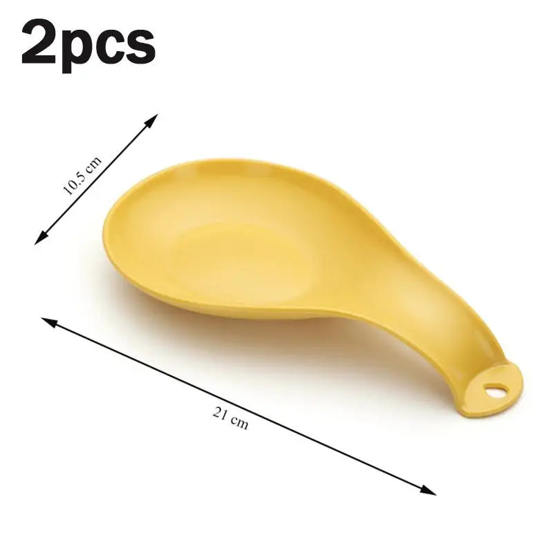 Large Ceramic Spoon Rest – Heat-Resistant & Dishwasher Safe Ceramic Spoon Rest Peaceful Pleasures Health and Wellness Yellow