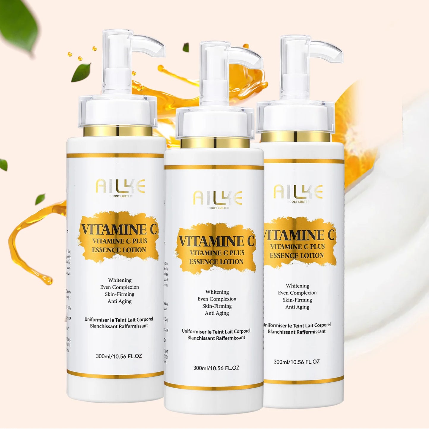 AILKE Vitamin C & E Brightening Skin Care Set – 4 Piece