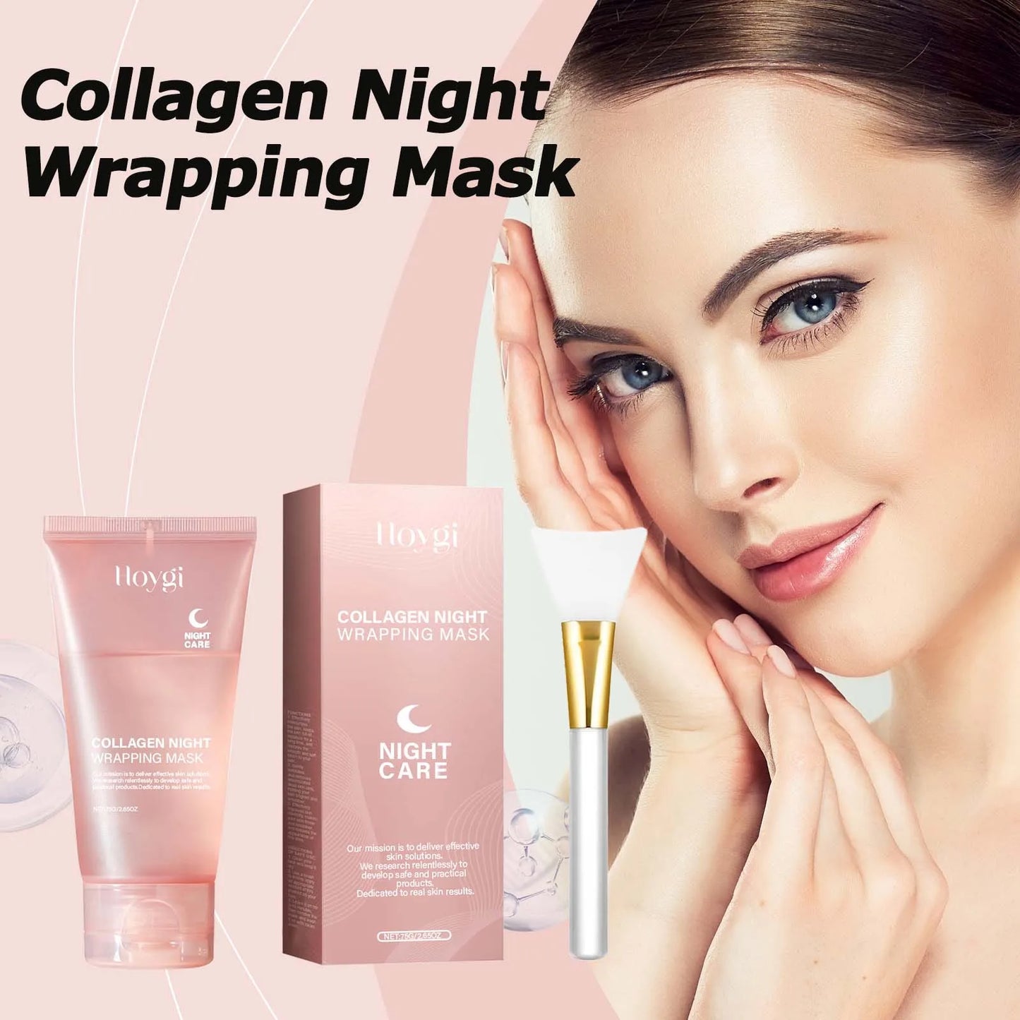 Collagen Peel-Off Night Mask – Firming, Hydrating & Brightening