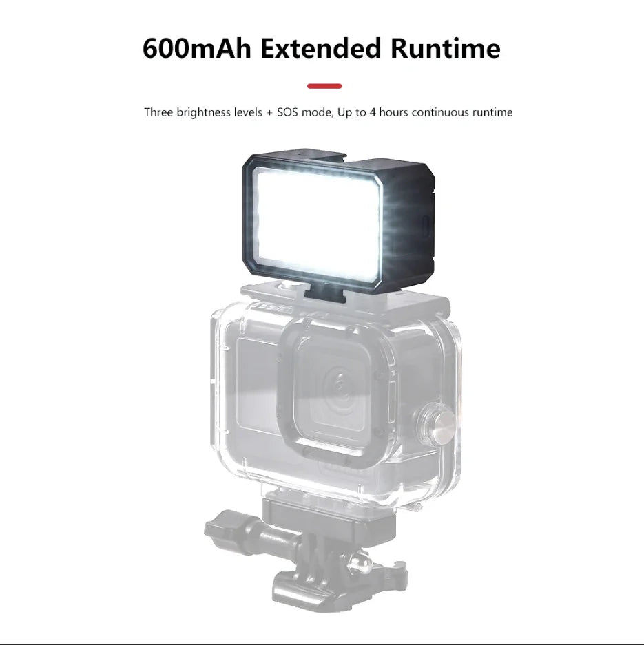 40M Waterproof LED Diving Fill Light | DJI, GoPro & Insta360