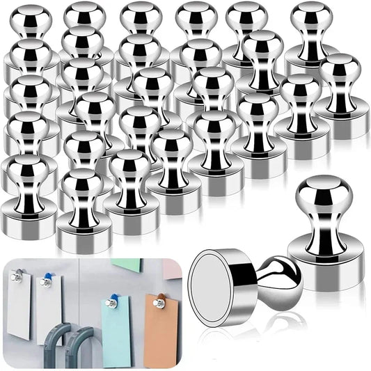 Super Strong Neodymium Push Pin Magnets – Fridge & Whiteboard Neodymium Magnets Peaceful Pleasures Health and Wellness