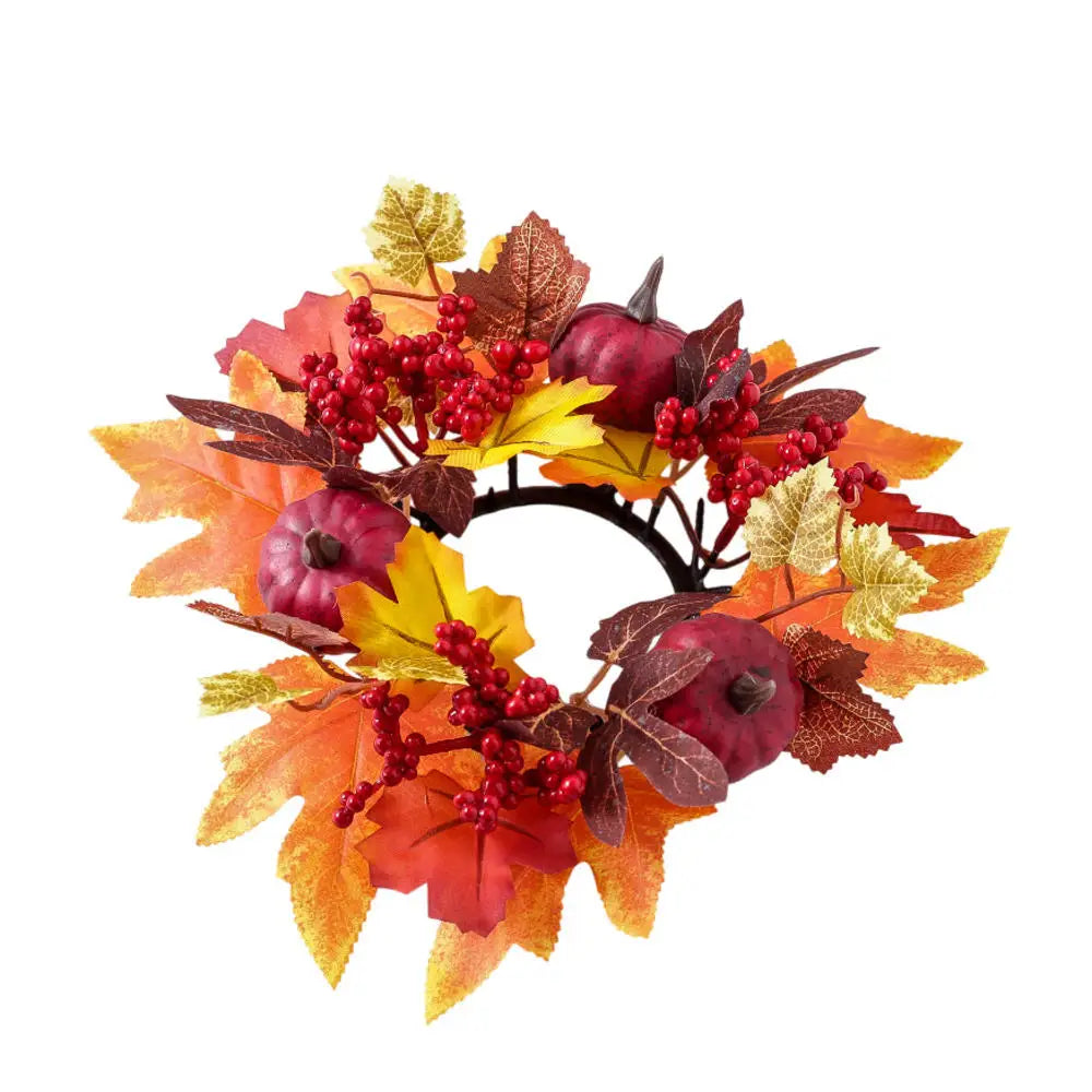 Halloween Dark-Style Candle Holder Wreath | Table Decor