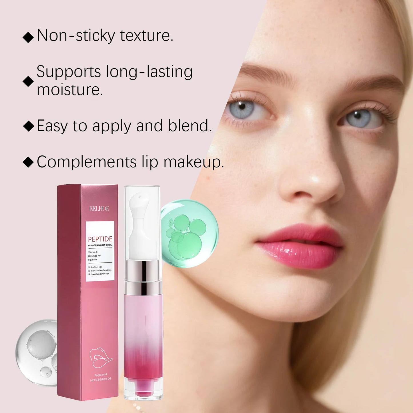 Hydrating Lip Serum – Brightening & Plumping with Niacinamide