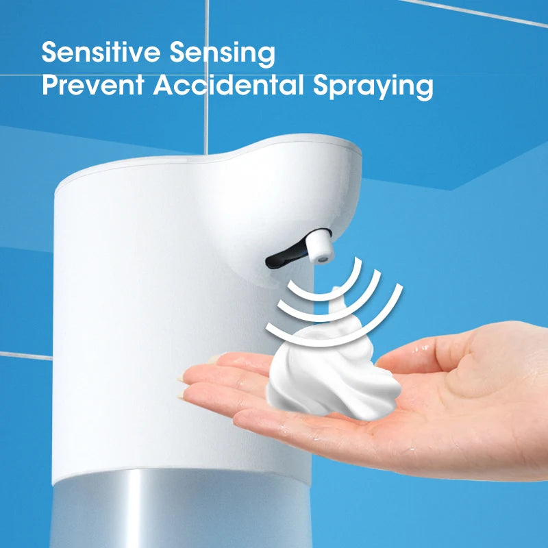 Automatic Induction Soap Dispenser for Household Use Contactless Foam Cleaning Smart Alcohol Spray Phone Washer Peaceful Pleasures Health and Wellness