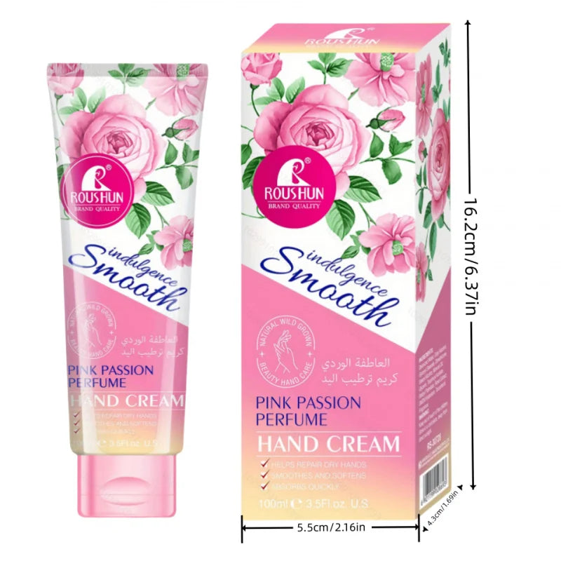 Rose Hand Cream Moisturizing, Refreshing, Non-Greasy, Hand Cream, Suitable for All Skin Colors Peaceful Pleasures Health and Wellness
