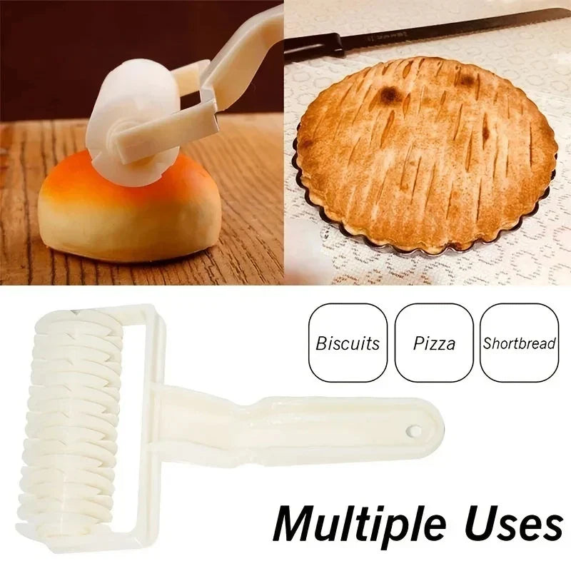 Lattice Roller Docker & Dough Cutter | Pastry Baking Tool