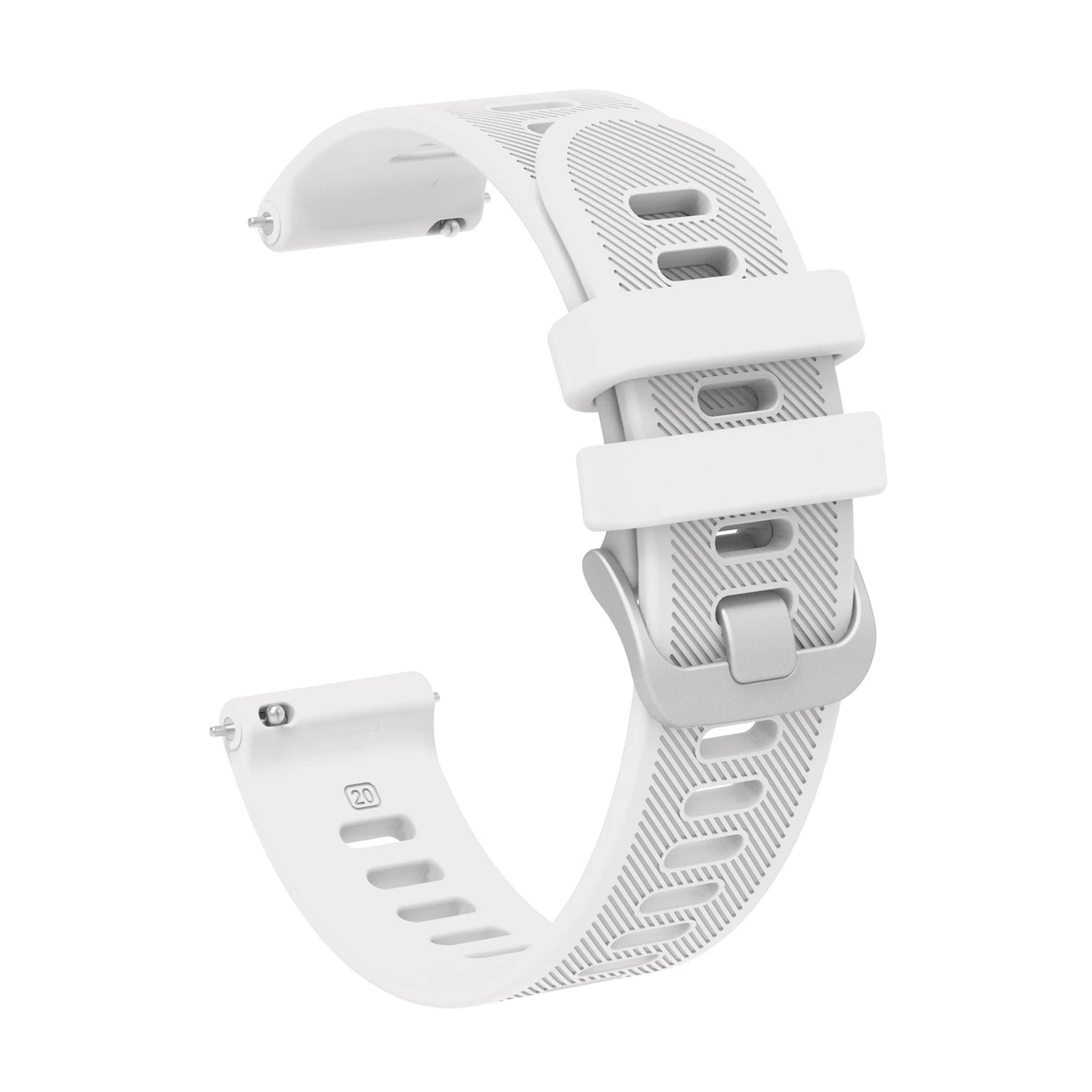 20mm Silicone Watch Band – Garmin, Samsung, Polar & Amazfit