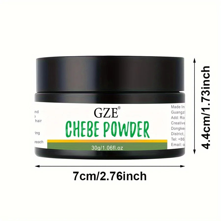 GZE Chebe Powder – Natural Hair Strengthening & Thickening | 30g Hair Treatment Powder Peaceful Pleasures Health and Wellness GZE156