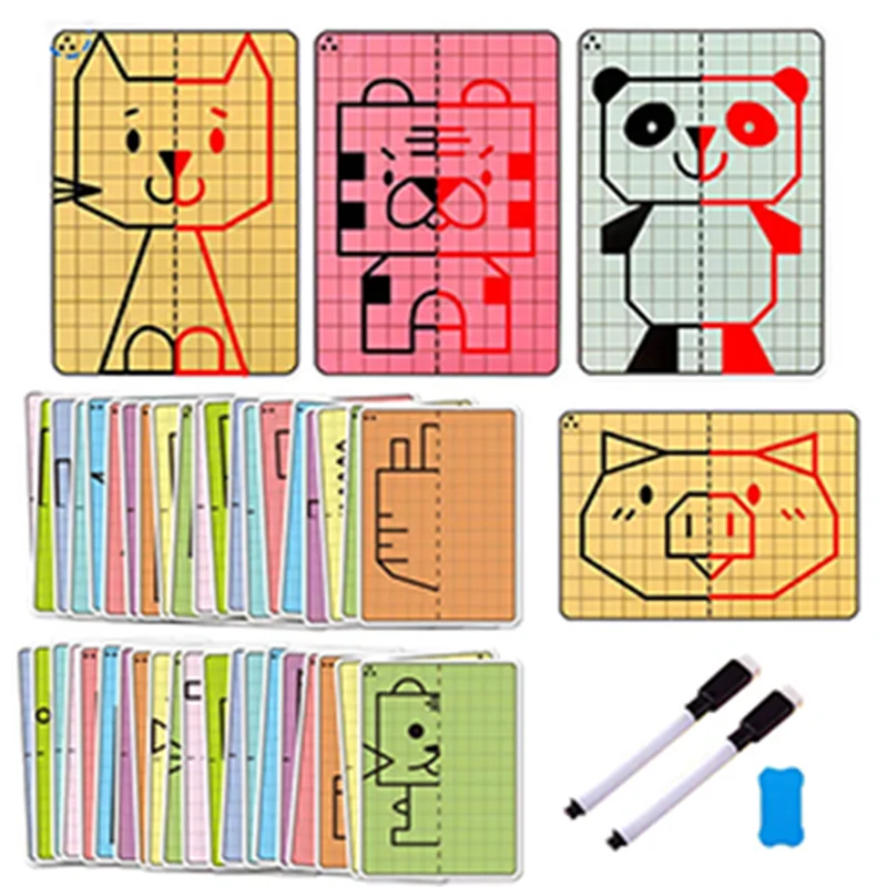 Creative Kids Lattice Symmetrical Drawing Toys Toddler Fine Motor