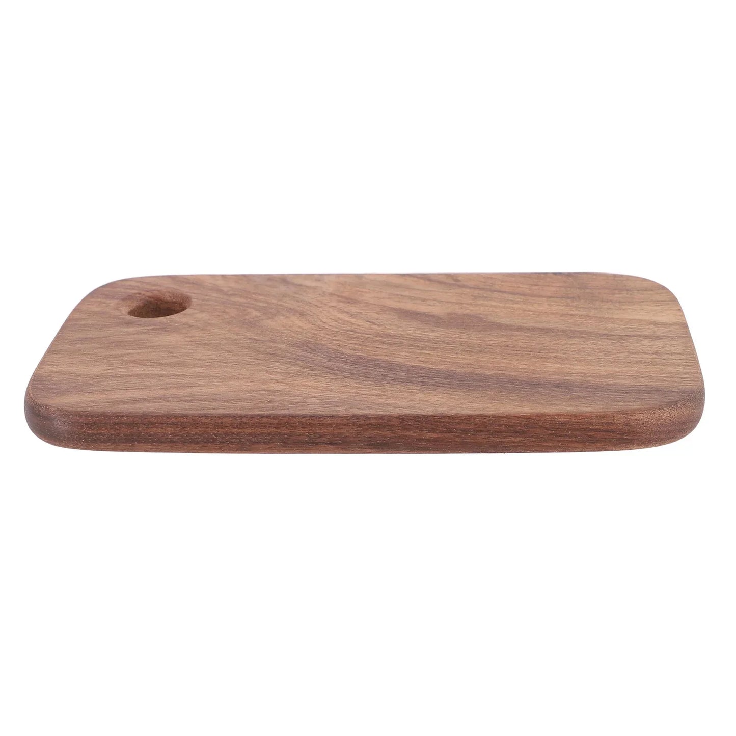 Walnut Wood Cutting Board – Double-Sided, Portable for Camping