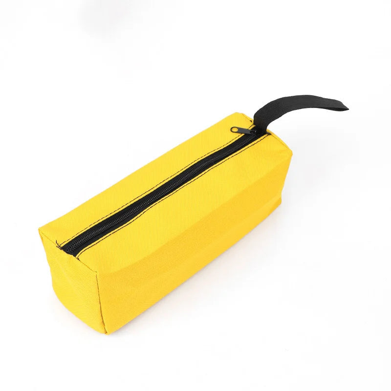 Small Oxford Cloth Tool Bag Handheld Hardware Anti Drop Organizer Lightweight Mini Repair Kit Storage Bag Multifunctional Pouch Peaceful Pleasures Health and Wellness Small yellow 2pcs