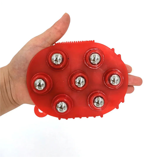 Double-Sided Rotating Massage Brush – Body Scrub & Circulation Body Massage Brush Oasis Select