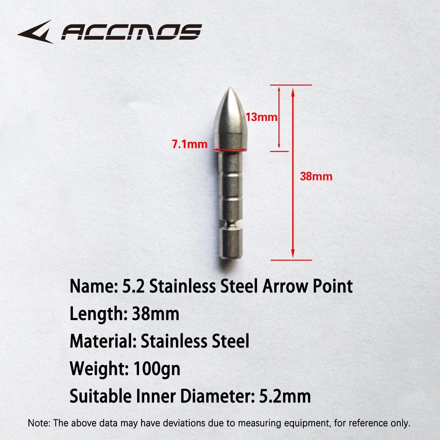 ID5 Accessories Arrow Head Point Tip Explosion-proof Nock Pin Inserts