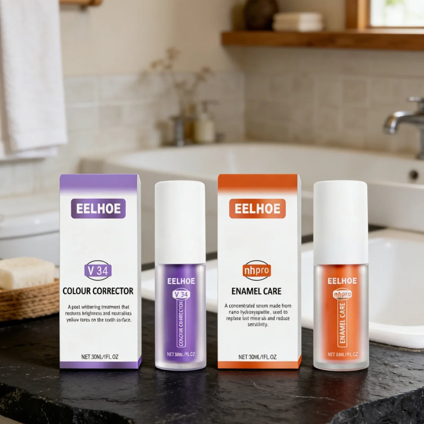 EELHOE Teeth Whitening Serum – Enamel Care & Colour Corrector