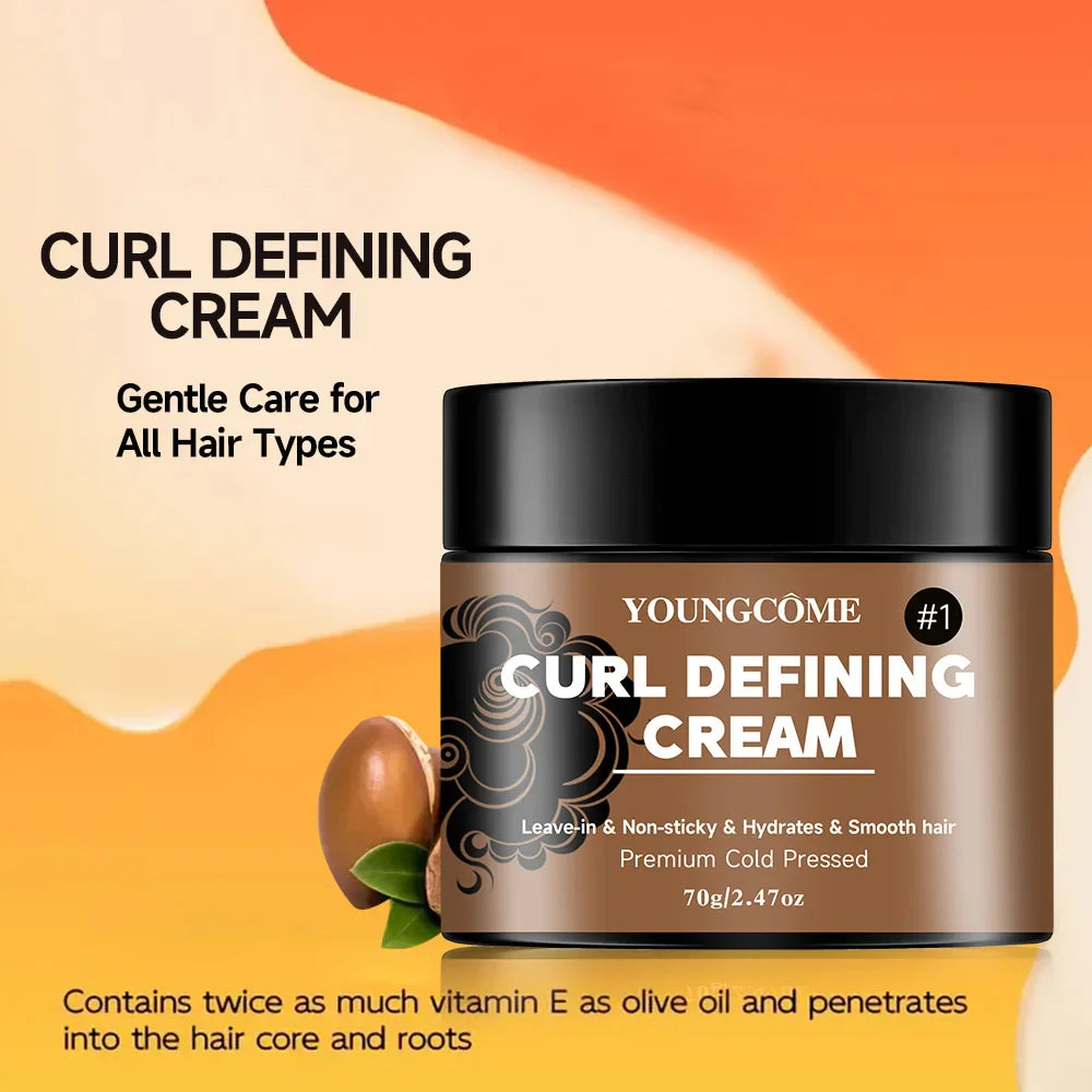 Black Castor Oil Curl Defining Cream – Anti-Frizz & Hydrating