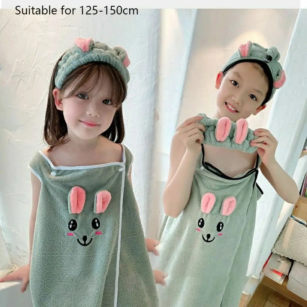 High Grade Beach Towel Children's Bath Towel Coral Fleece Bathrobes Baby Bathrobe Super Soft Infant Blanket for Kids Peaceful Pleasures Health and Wellness green-M