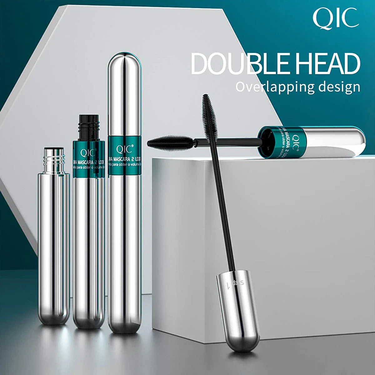 QIC Silk Fiber Mascara – Waterproof, Lengthening & Curling
