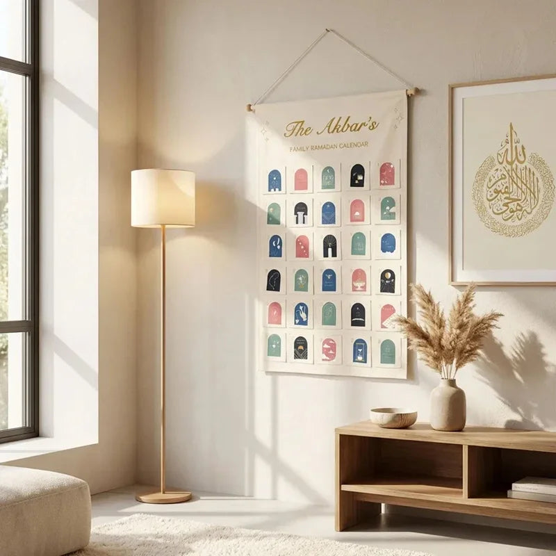 Personalised Ramadan Countdown Advent Calendar | Eid Gift Advent Calendar Decoration Peaceful Pleasures Health and Wellness