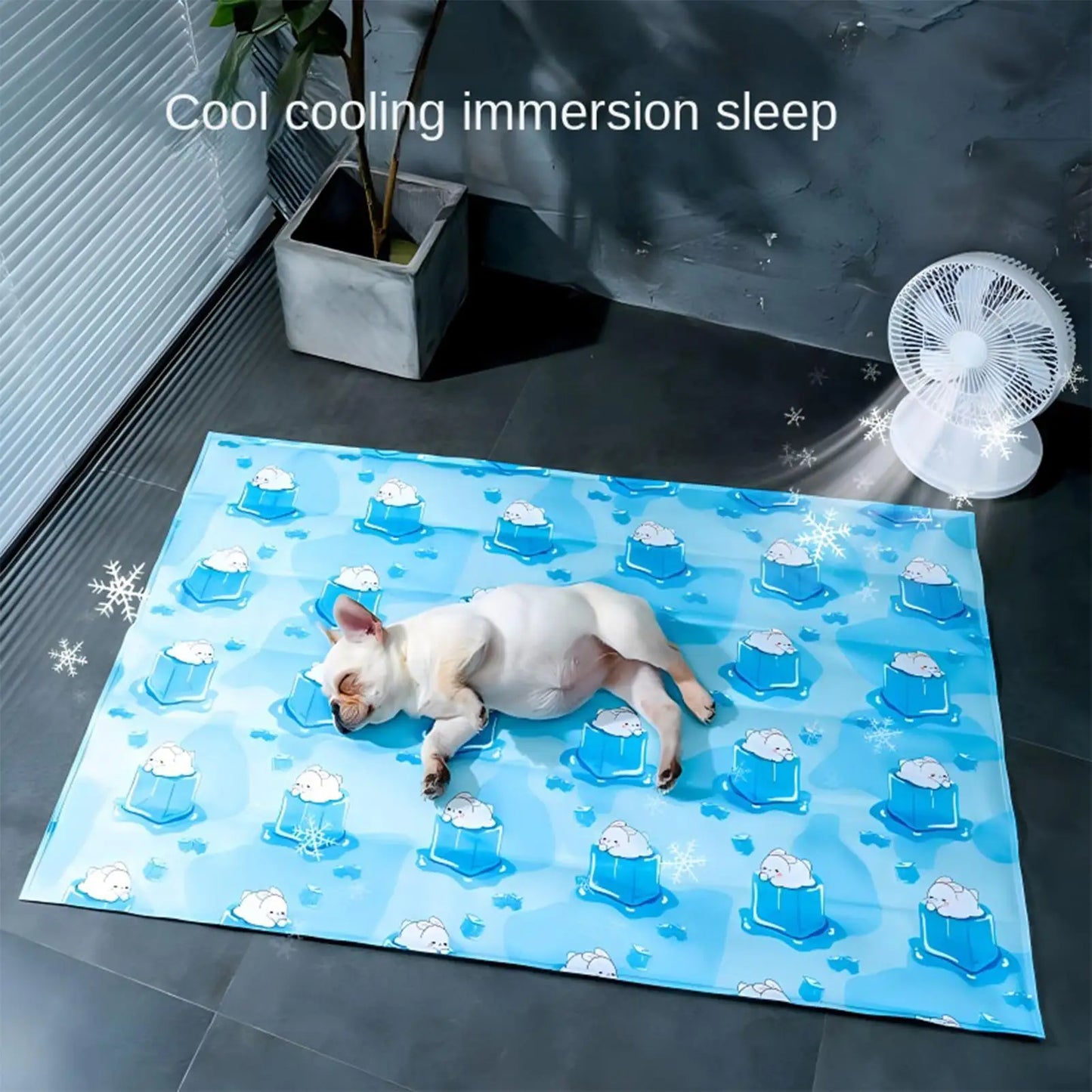 Foldable PVC Cooling Mat for Dogs & Cats | Travel & Home