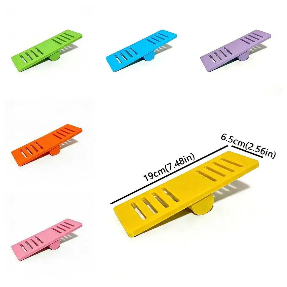 Colorful Hamster Seesaw Toy | Rodent Cage Puzzle & Exercise