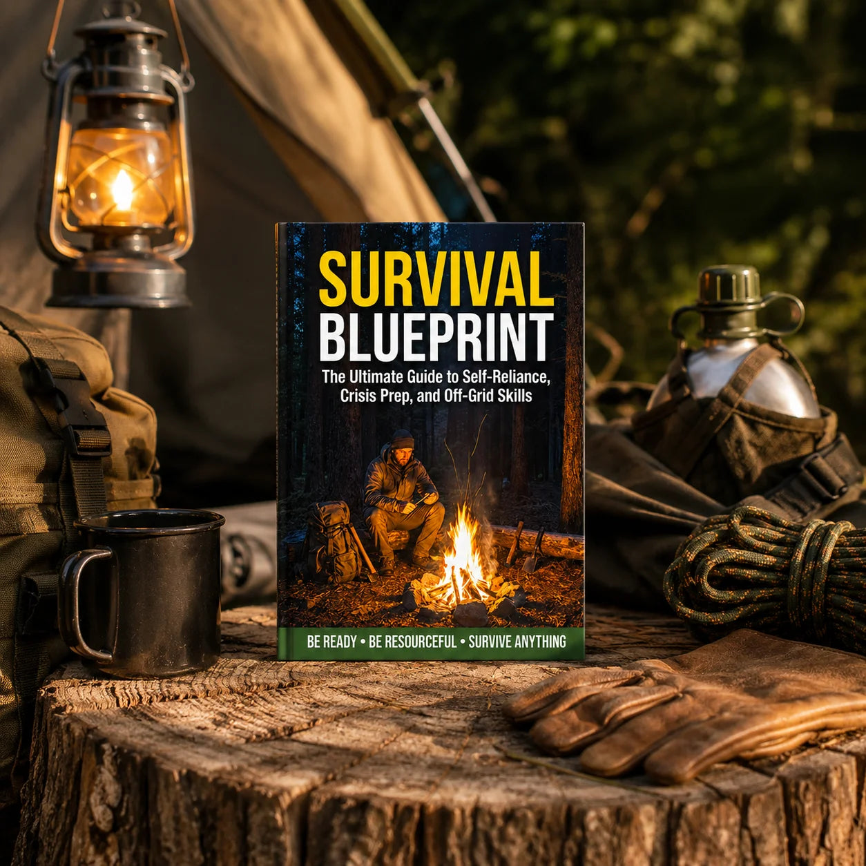 Survival Blueprint A5 Guide Crisis Prep Off-grid Skills Handbook