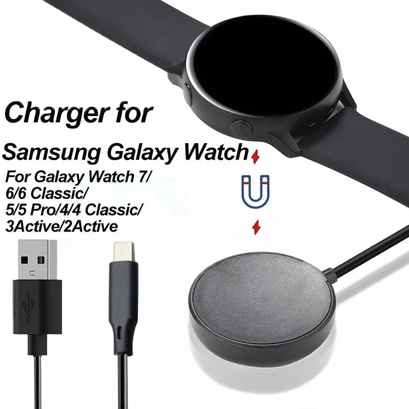 Samsung Galaxy Watch USB-C Magnetic Charger | Watch 4 5 6 7 Peaceful Pleasures Health and Wellness