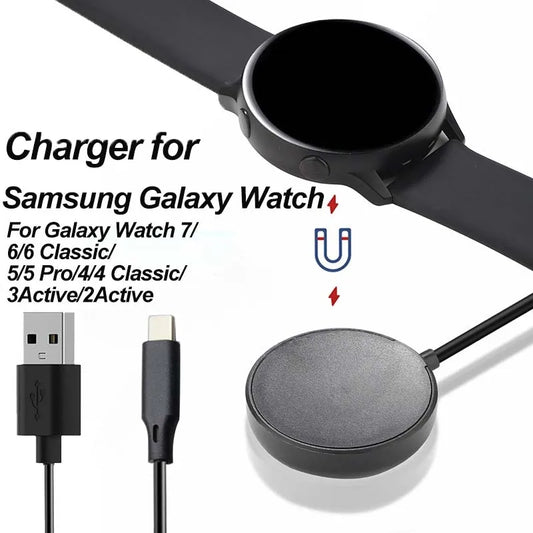 Samsung Galaxy Watch USB-C Magnetic Charger | Watch 4 5 6 7 Peaceful Pleasures Health and Wellness