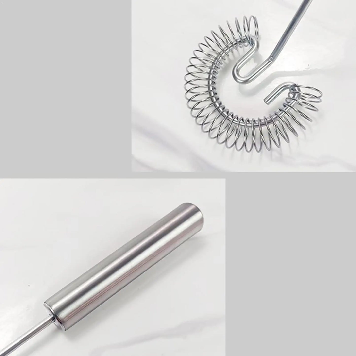 Stainless Steel Spiral Egg Whisk - Cooking Wire Beater for Mixing, Blending, Stirring, Whipping & Beating, for Kitchen Baking Peaceful Pleasures Health and Wellness