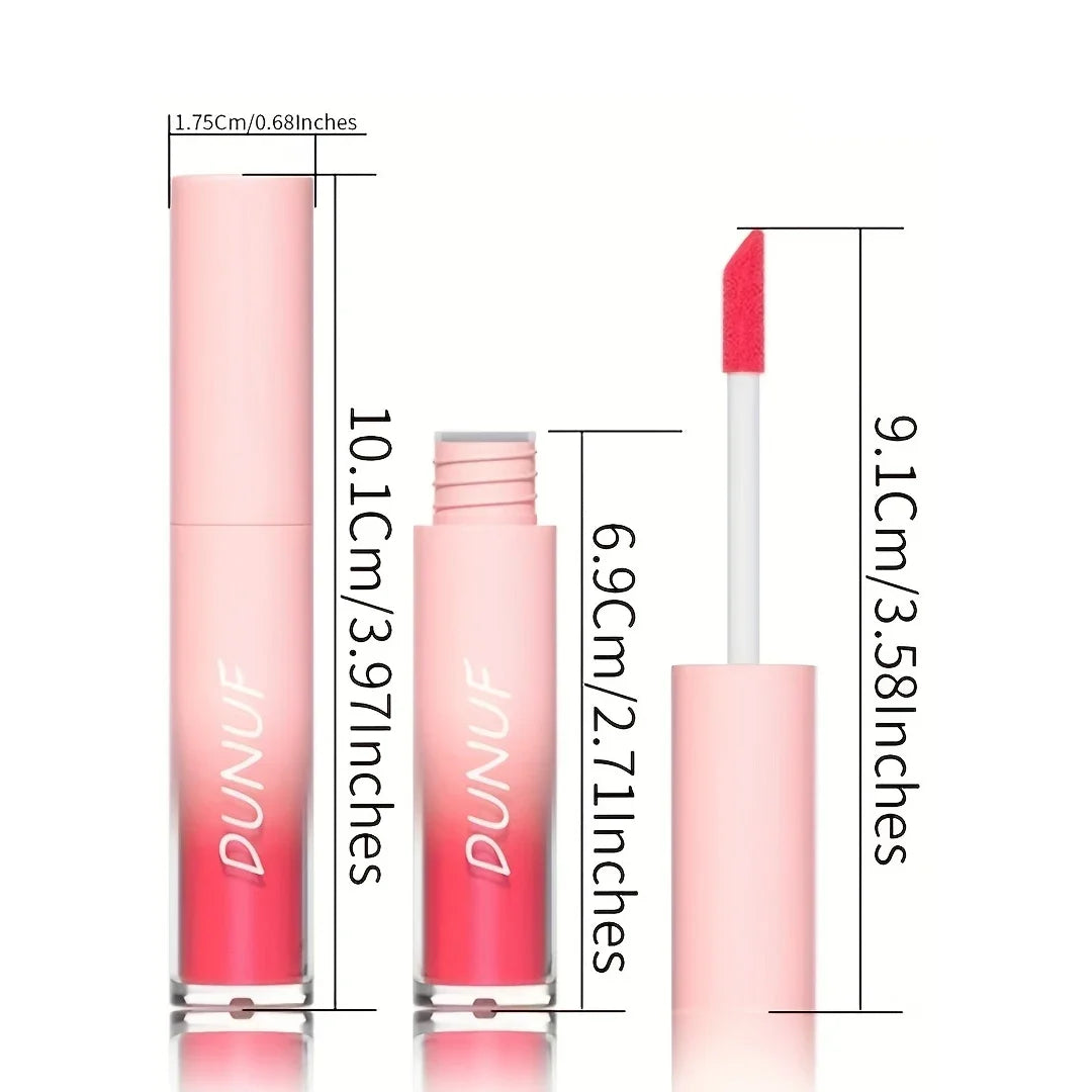 DUNUF Pearlescent Lipstick – Waterproof Long-Lasting Lip Gloss