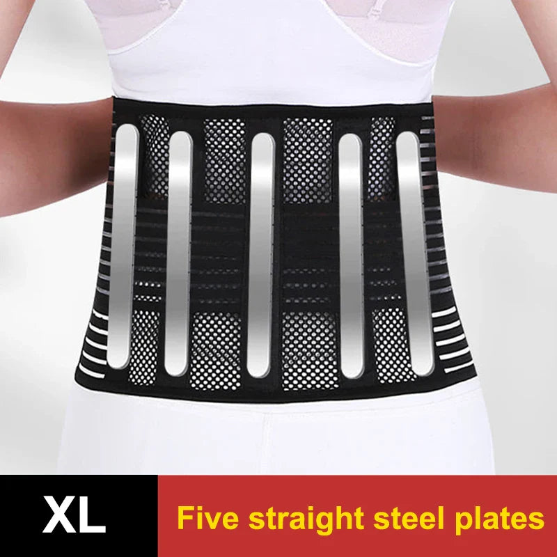 Breathable Lumbar Support Belt with 5 Stays | Men & Women