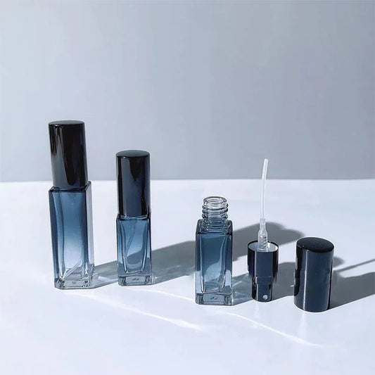 Perfume Spray Bottle Gradient Blue Travel Cosmetic Refillable Peaceful Pleasures Health and Wellness