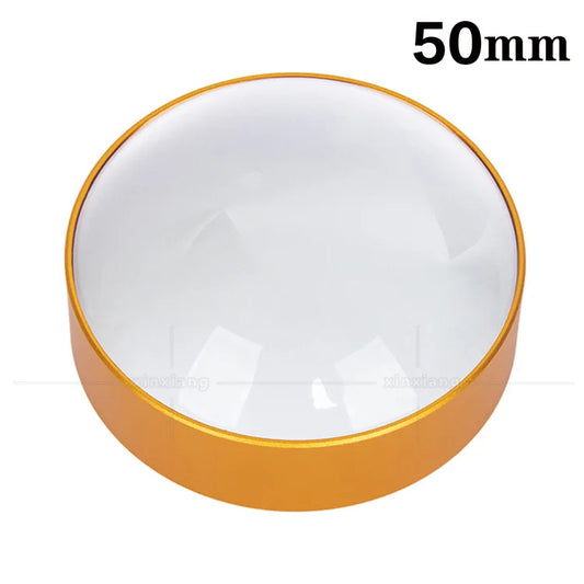 8X Paperweight Read Magnifier 50Mm Magnifying Glass Jewelry Loupe Lens Optical Glass High-Definition Concentrated Light Mirror Peaceful Pleasures Health and Wellness 50mm