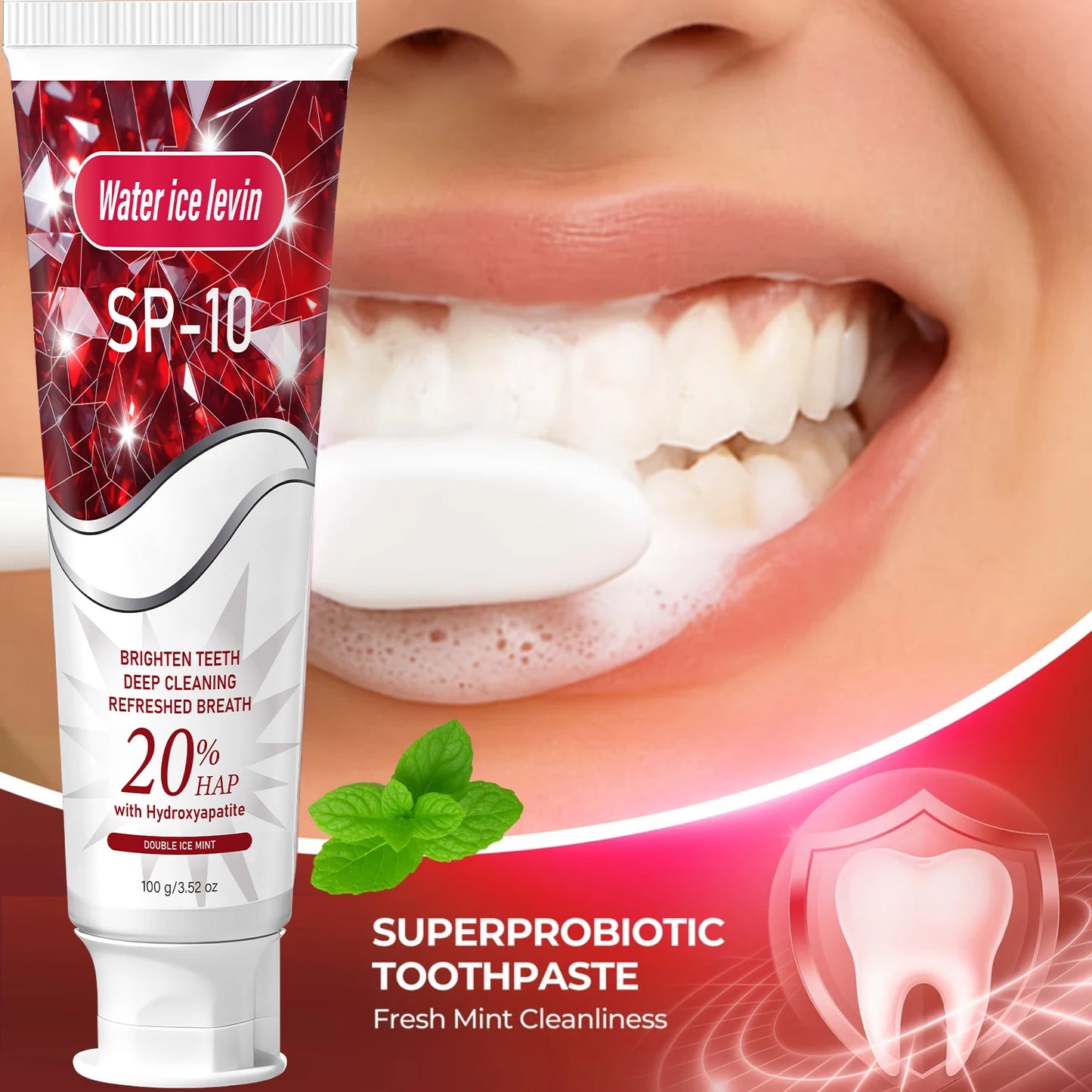 20% Hydroxyapatite Toothpaste – Deep Clean & Whitening Mint