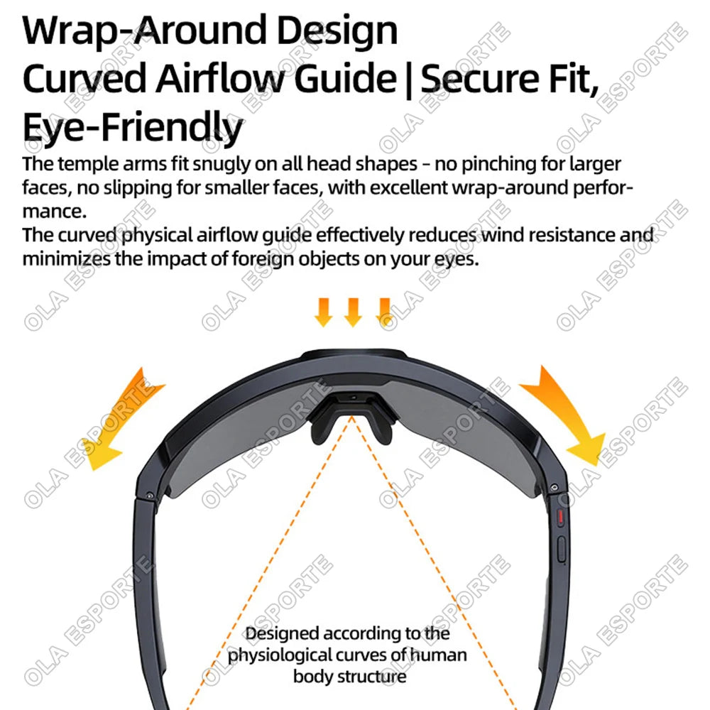 2026AI Smart Glasses Men with ChatGPT Voice Assistant 3000W Photo 1200P Video Recording Bluetooth 150+Translation Sunglasses IOS Peaceful Pleasures Health and Wellness