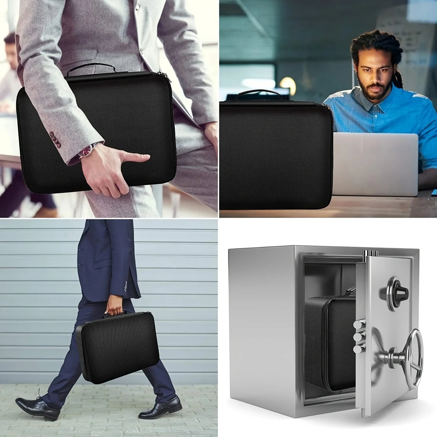 Multifunctional Briefcase with Password Lock | Document Organizer