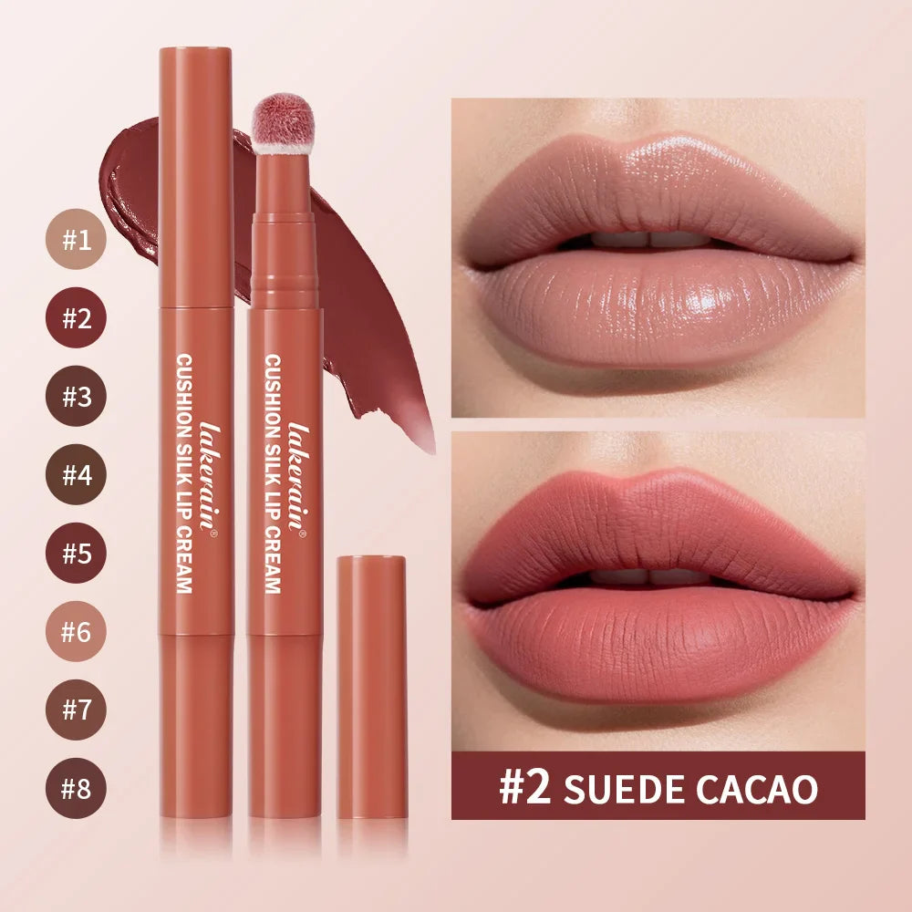 Lakerain 2-in-1 Matte Lip & Blush Air Cushion Cream | Waterproof