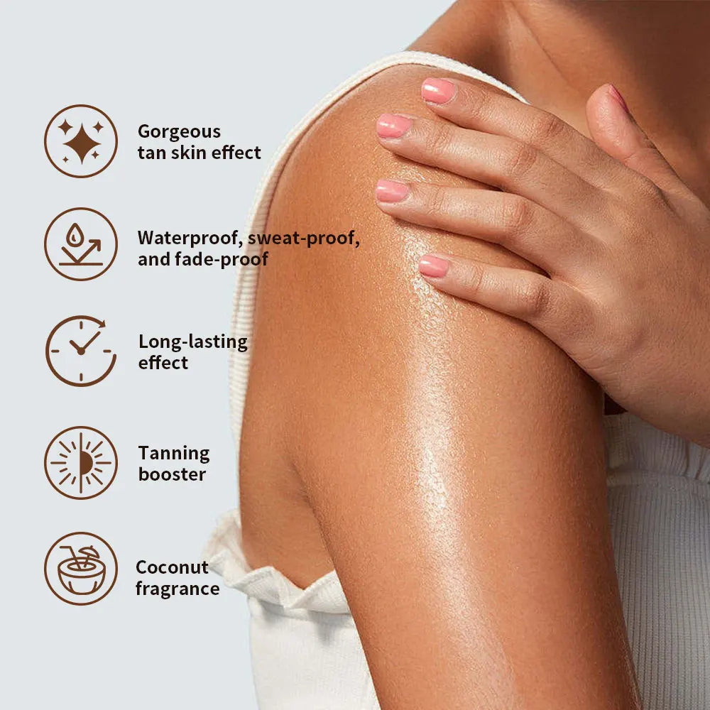 Self Tanning Booster Lotion | Waterproof, Deep Bronze Natural Tan