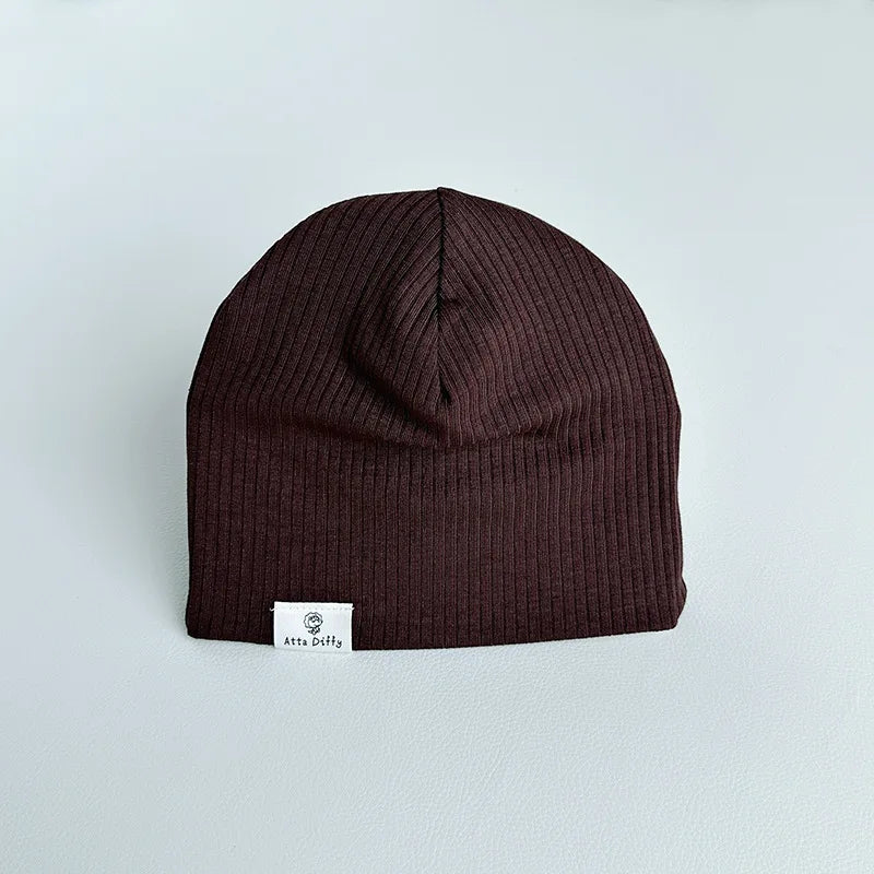 Kids Beanie Hat | Soft Cotton Spring Autumn Boys Girls Ages 1–8