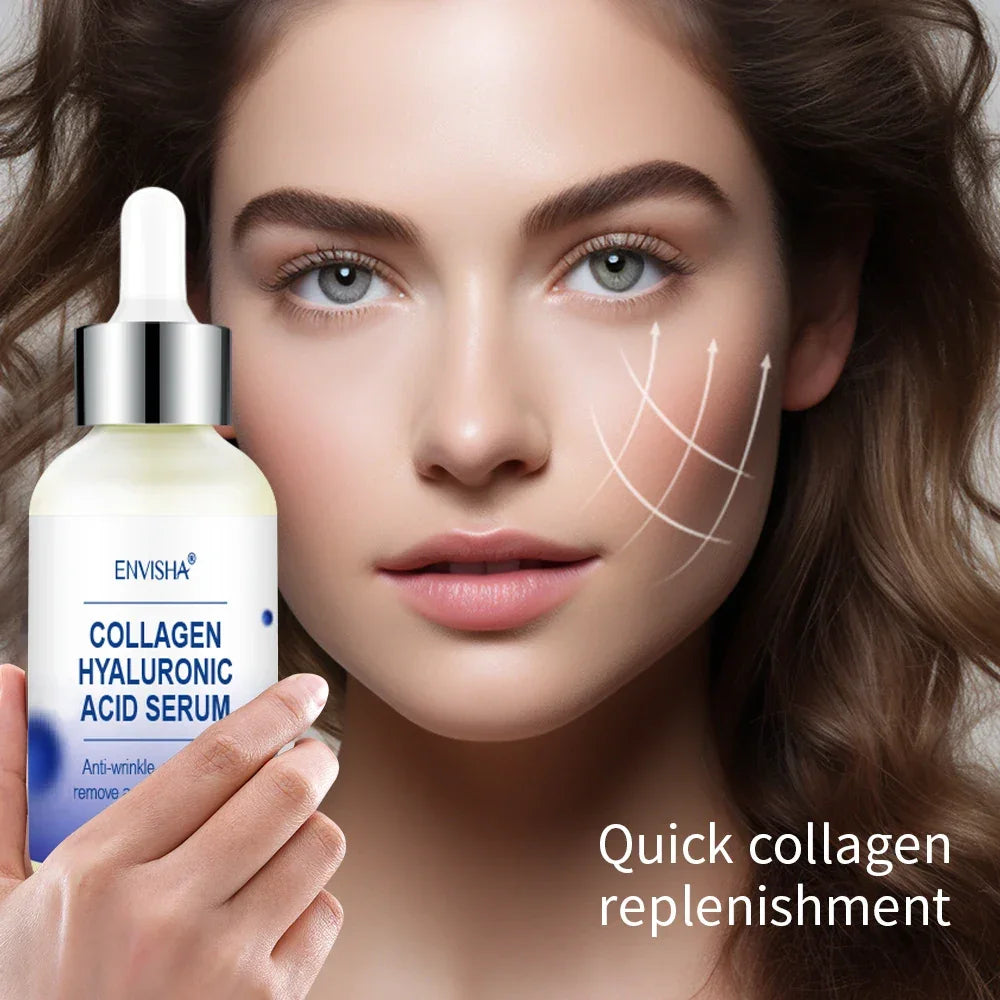 ENVISHA Anti-Aging Face Serum – Collagen, Hyaluronic Acid & Retinol 15ml Face Serum Peaceful Pleasures Health and Wellness