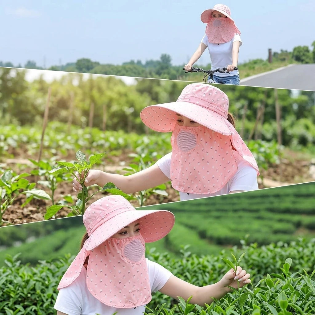 Women Sun Hat With Full Face And Neck Protect For Summer Outdoor Activities Peaceful Pleasures Health and Wellness