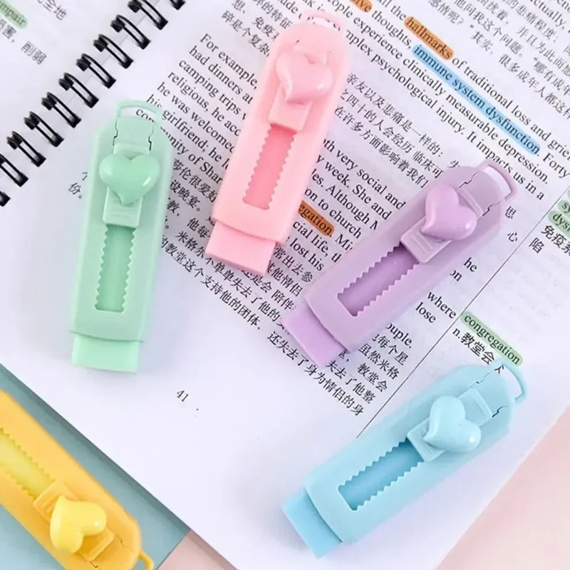 Cute Push-Pull Retractable Eraser for Kids – Cartoon Design
