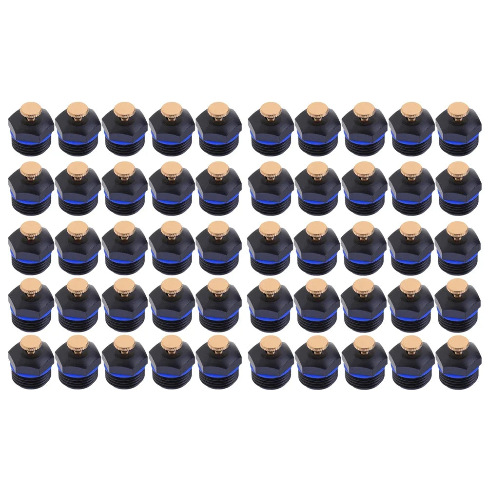 Adjustable Garden Sprinkler Head – 1/2" DN15 Irrigation Nozzle Peaceful Pleasures Health and Wellness 50Pcs United States