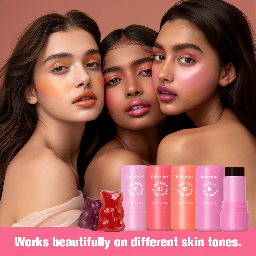 3-in-1 Jelly Blush Stick – Blush, Eyeshadow & Lip Tint