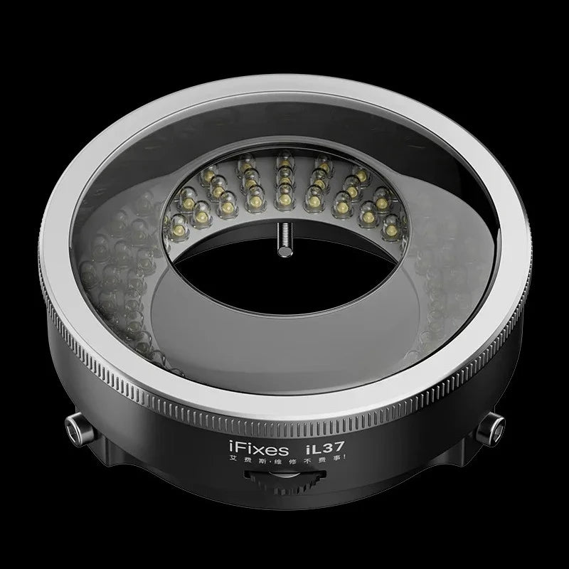 IFixes IL37 Microscope Polarized 96 LED Ring Light Lamp Anti Glare Illuminators Remover Glare Restoring Colors Soldering Repair Peaceful Pleasures Health and Wellness