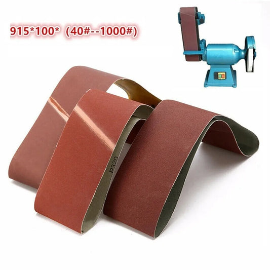Sanding Belts 915X100mm Abrasive Bands Belt Sanders Metal Wood Peaceful Pleasures Health and Wellness