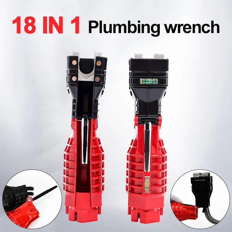 8-in-1 Universal Faucet & Sink Plumbing Wrench Tool Set Peaceful Pleasures Health and Wellness