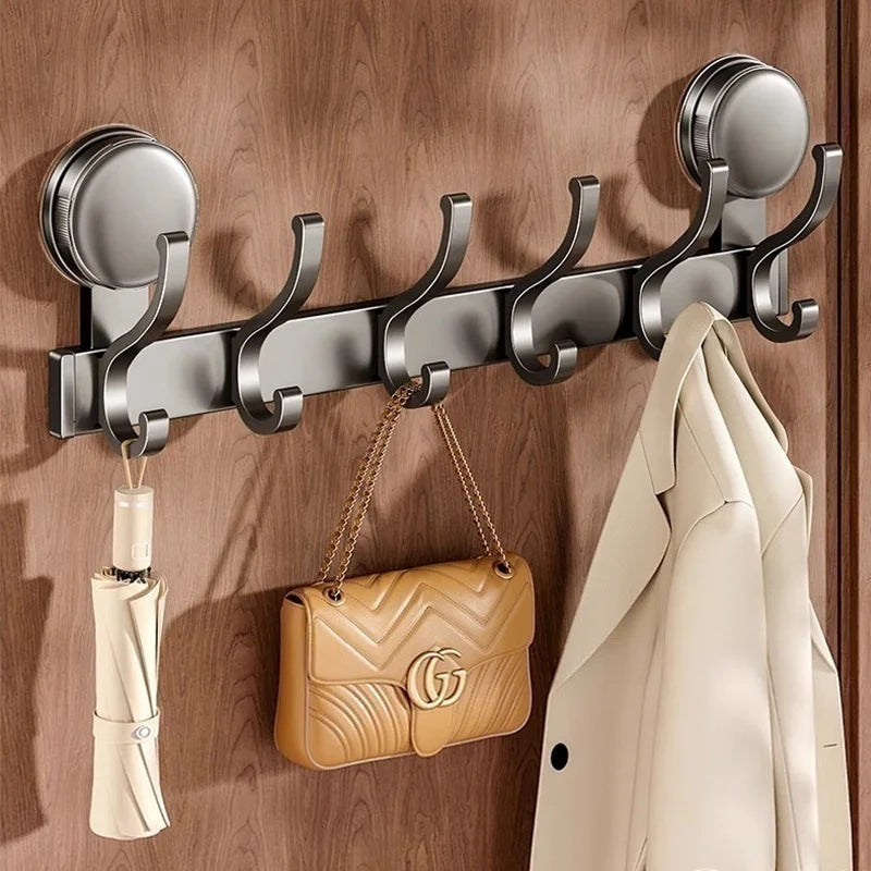 No-Drill Suction Cup Wall Hooks – Heavy Duty Aluminum Organizer